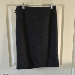 Banana Republic Wool Charcoal Pencil Skirt